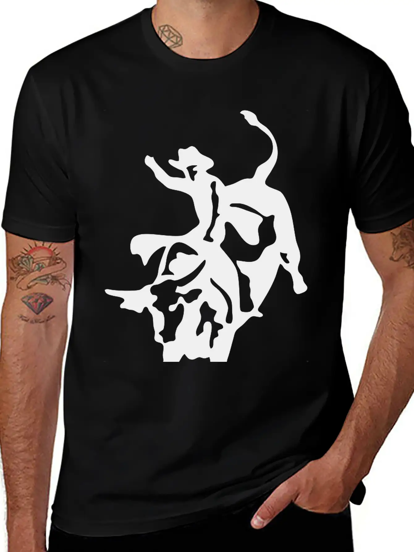 Rodeo Bull RIder Stylish Everyday T-Shirt – Unisex Basic Cotton Tee