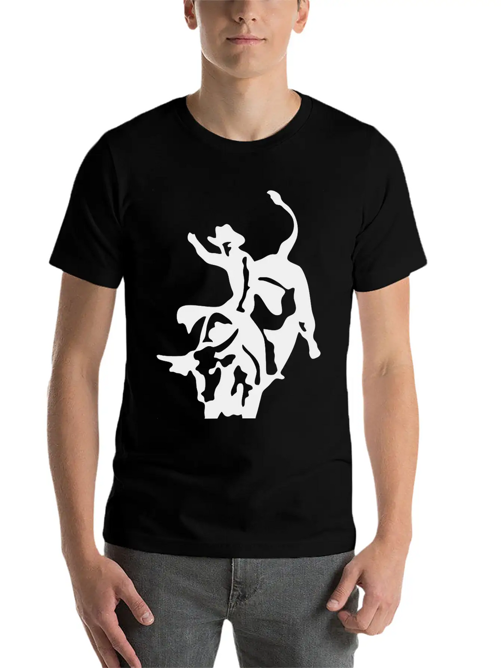 Rodeo Bull RIder Stylish Everyday T-Shirt – Unisex Basic Cotton Tee