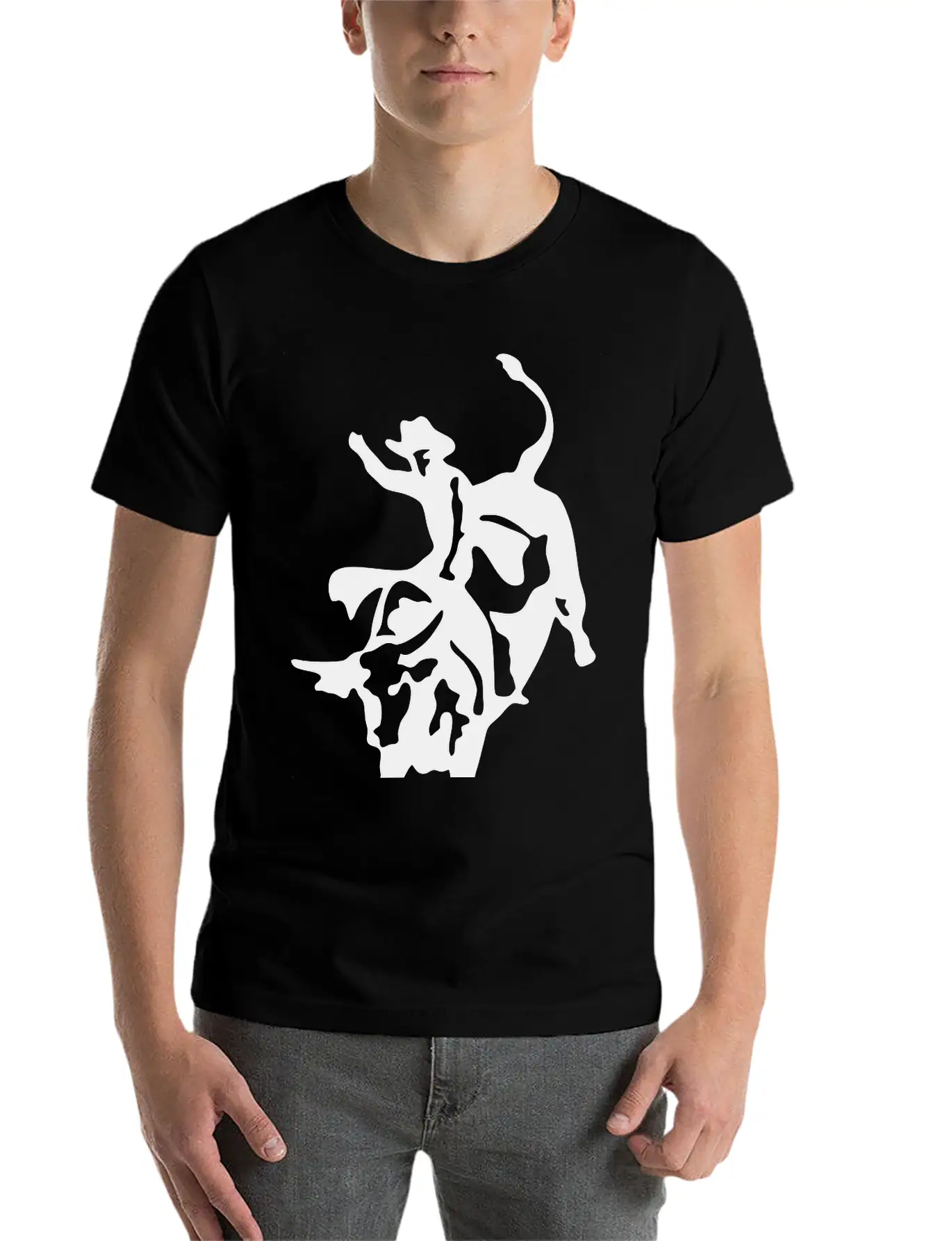Rodeo Bull RIder Stylish Everyday T-Shirt – Unisex Basic Cotton Tee