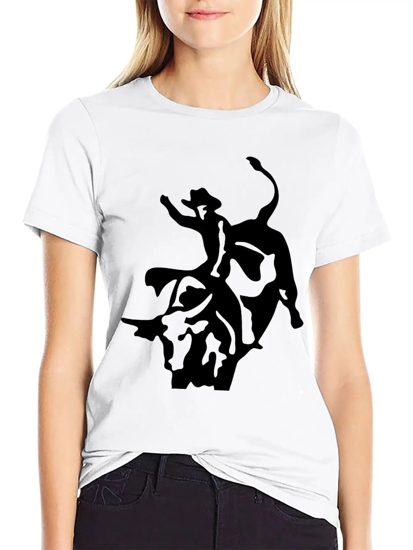 Rodeo Bull RIder Stylish Everyday T-Shirt – Unisex Basic Cotton Tee