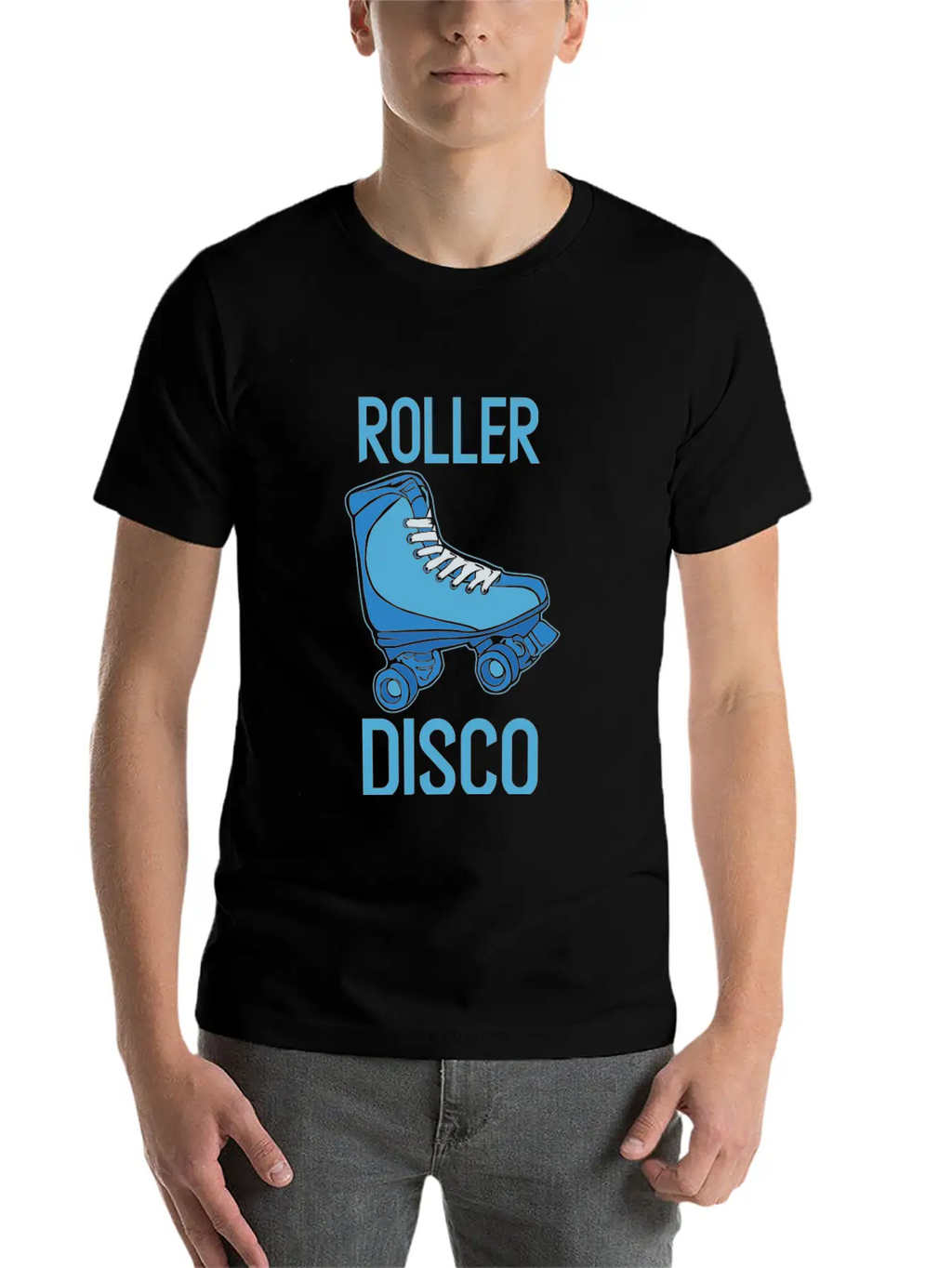 Roller Disco - Roller Skate Old School Nostalgia Basic Graphic T-Shirt – Daily Comfort In Soft Cotton