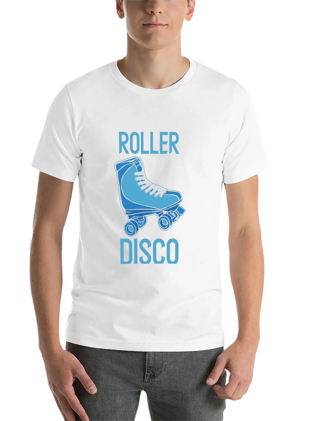 Roller Disco - Roller Skate Old School Nostalgia Basic Graphic T-Shirt – Daily Comfort In Soft Cotton