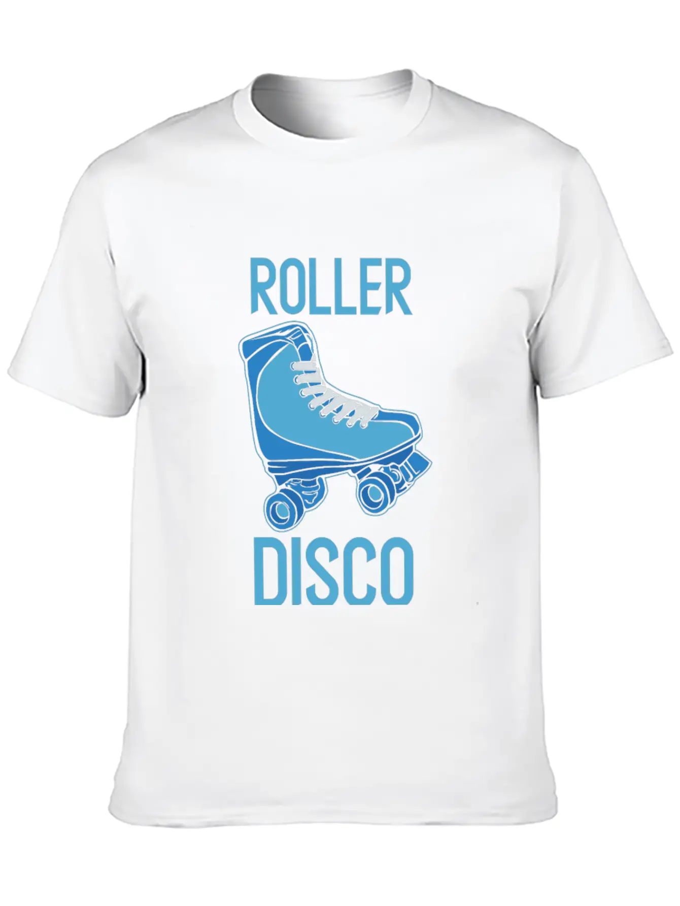 Roller Disco - Roller Skate Old School Nostalgia Basic Graphic T-Shirt – Daily Comfort In Soft Cotton