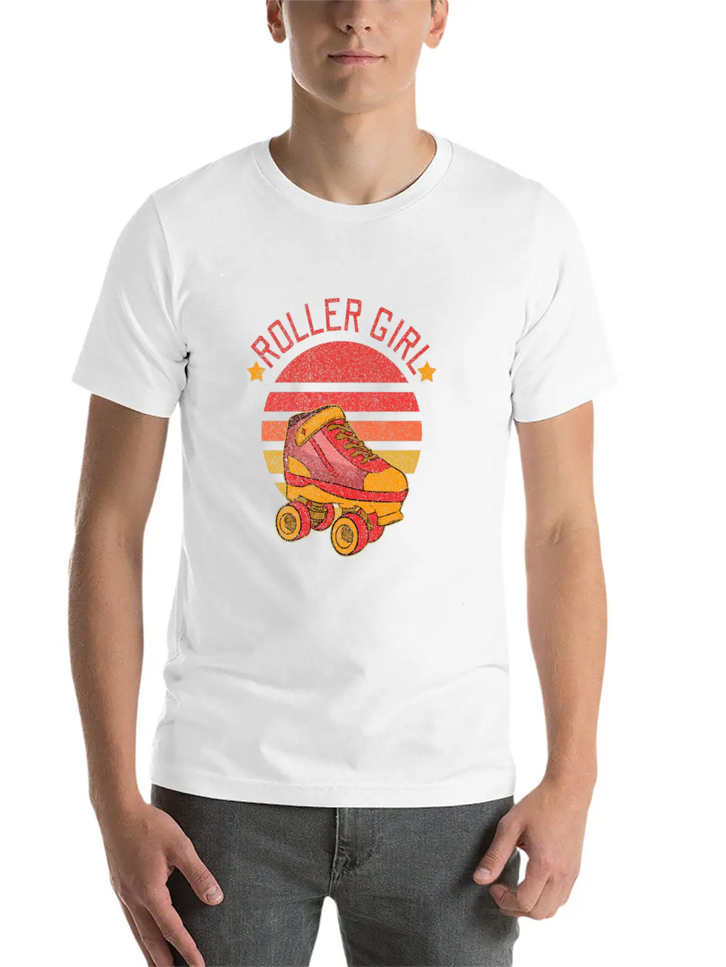 Roller Skater Disco Breathable Soft Cotton T-Shirt – Timeless Casual Look