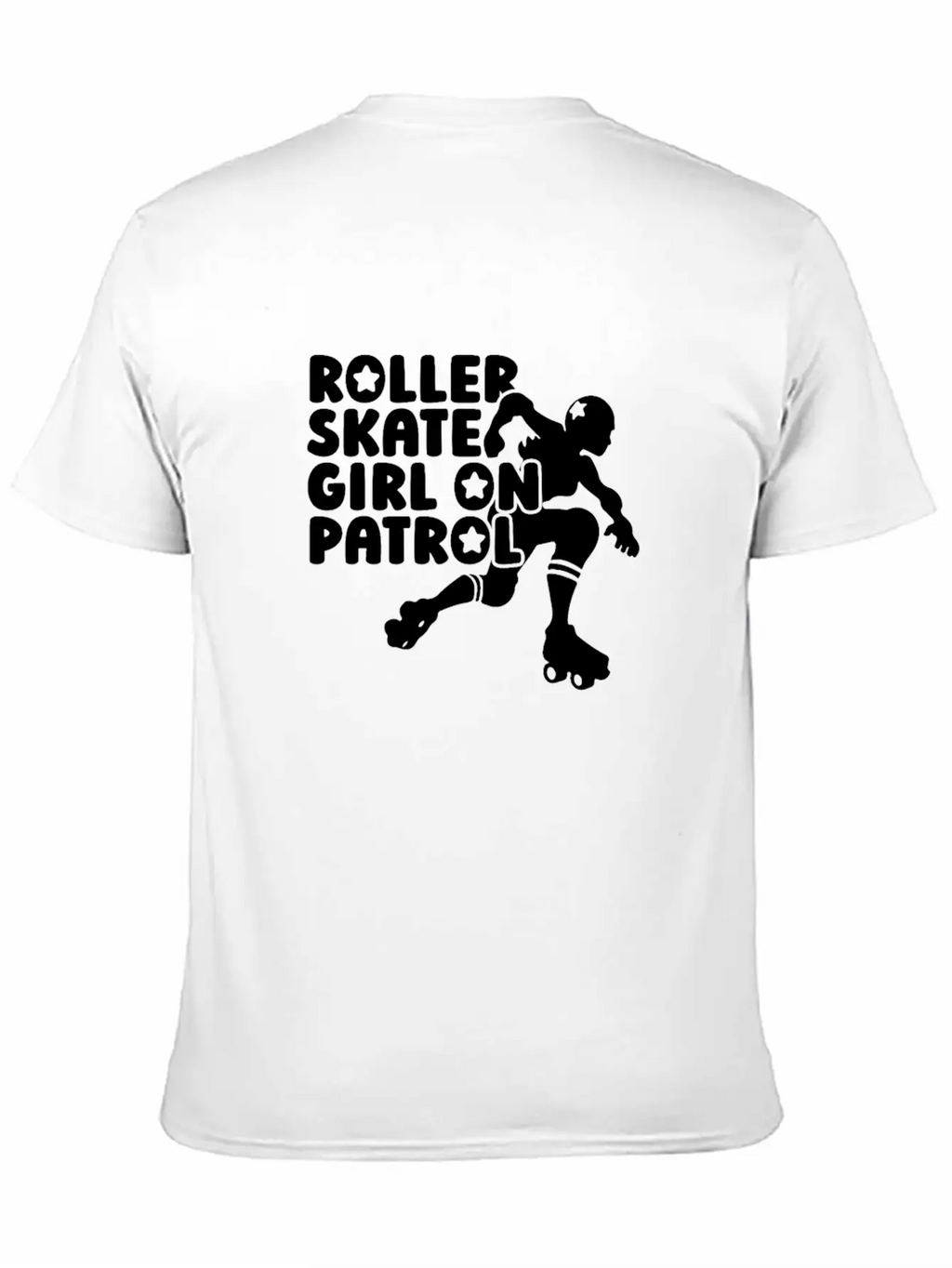 Roller Skating Skater Girl Breathable Soft Cotton T-Shirt – Timeless Casual Look