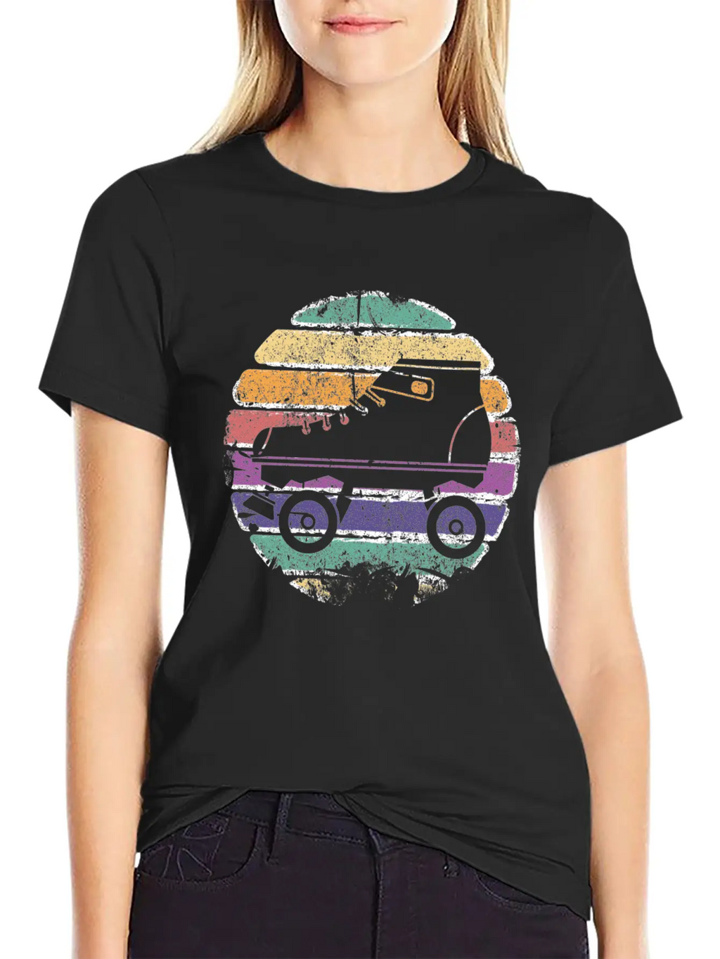 Roller Skating Skater Girl Classic Cotton Tee – Unisex Comfort For Any Season