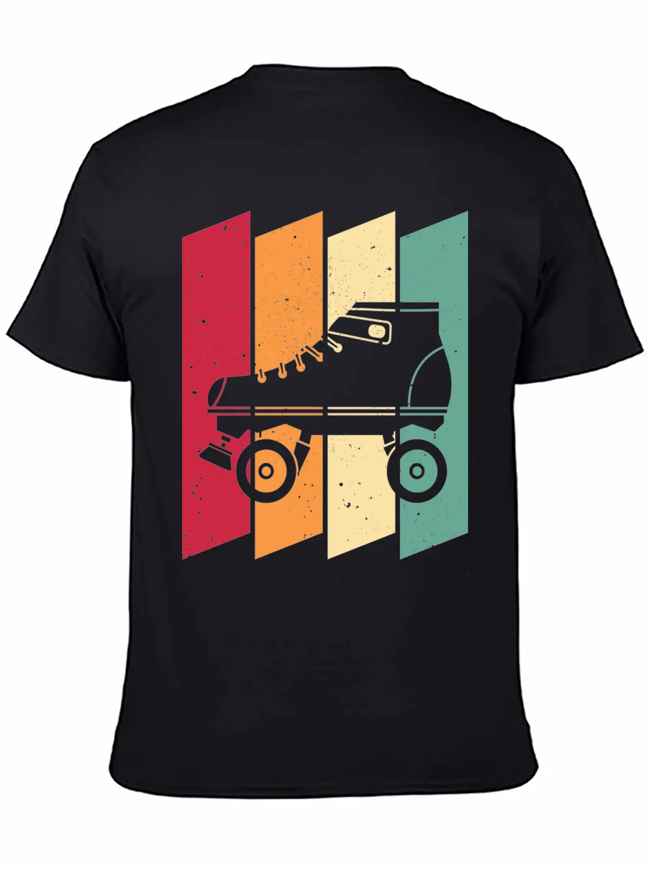 Roller Skating Skater Girl Unisex Casual T-Shirt – Clean Design For Daily Comfort