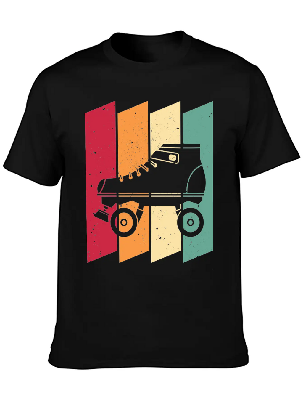 Roller Skating Skater Girl Unisex Casual T-Shirt – Clean Design For Daily Comfort