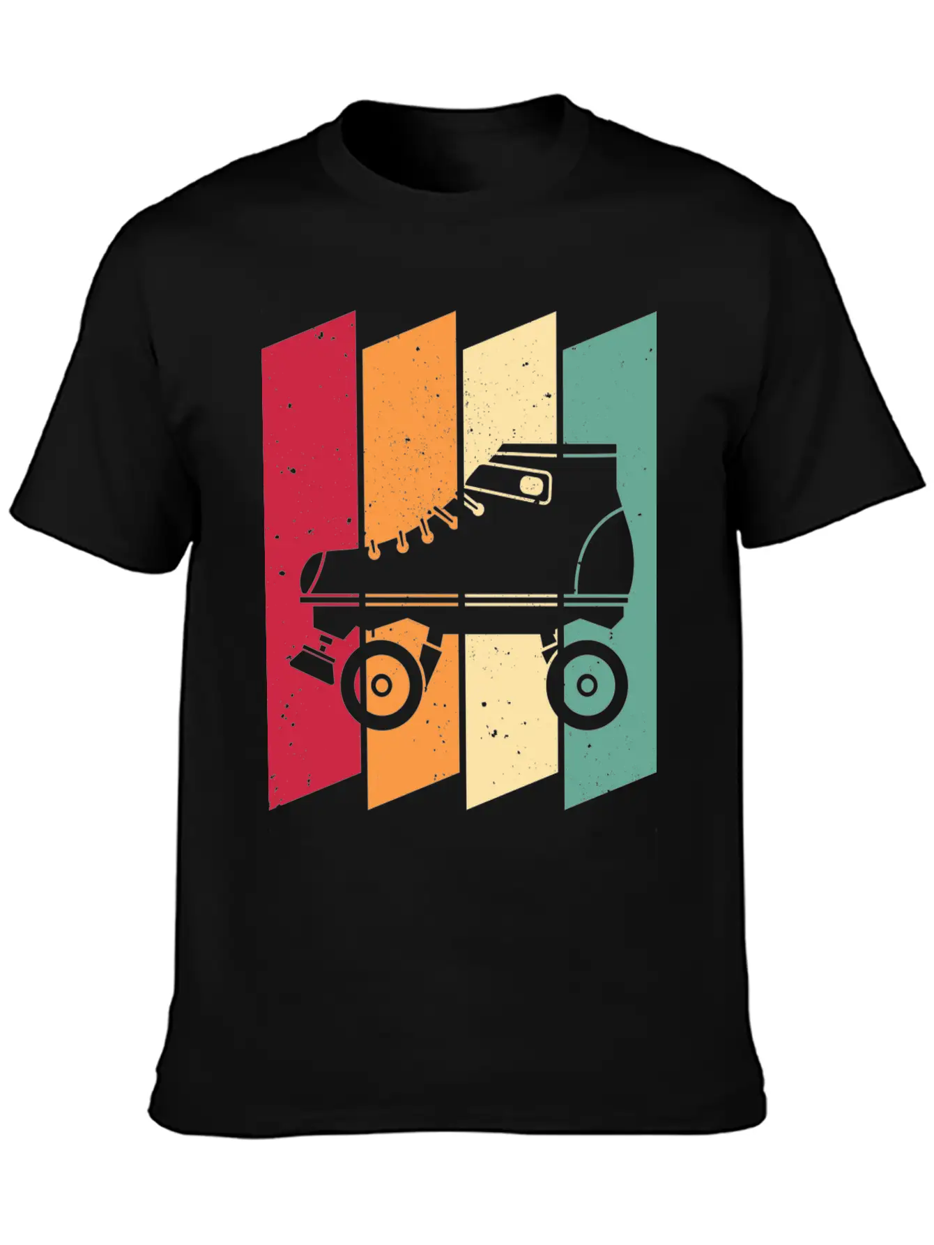 Roller Skating Skater Girl Unisex Casual T-Shirt – Clean Design For Daily Comfort