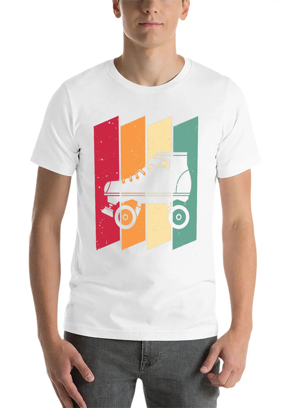 Roller Skating Skater Girl Unisex Casual T-Shirt – Clean Design For Daily Comfort