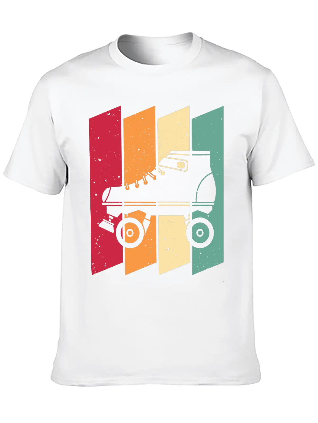 Roller Skating Skater Girl Unisex Casual T-Shirt – Clean Design For Daily Comfort