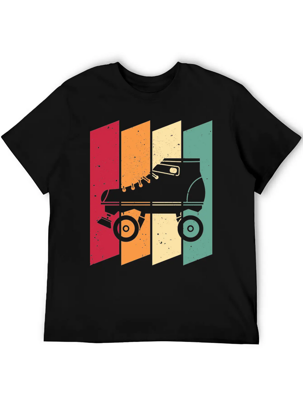 Roller Skating Skater Girl Unisex Casual T-Shirt – Clean Design For Daily Comfort