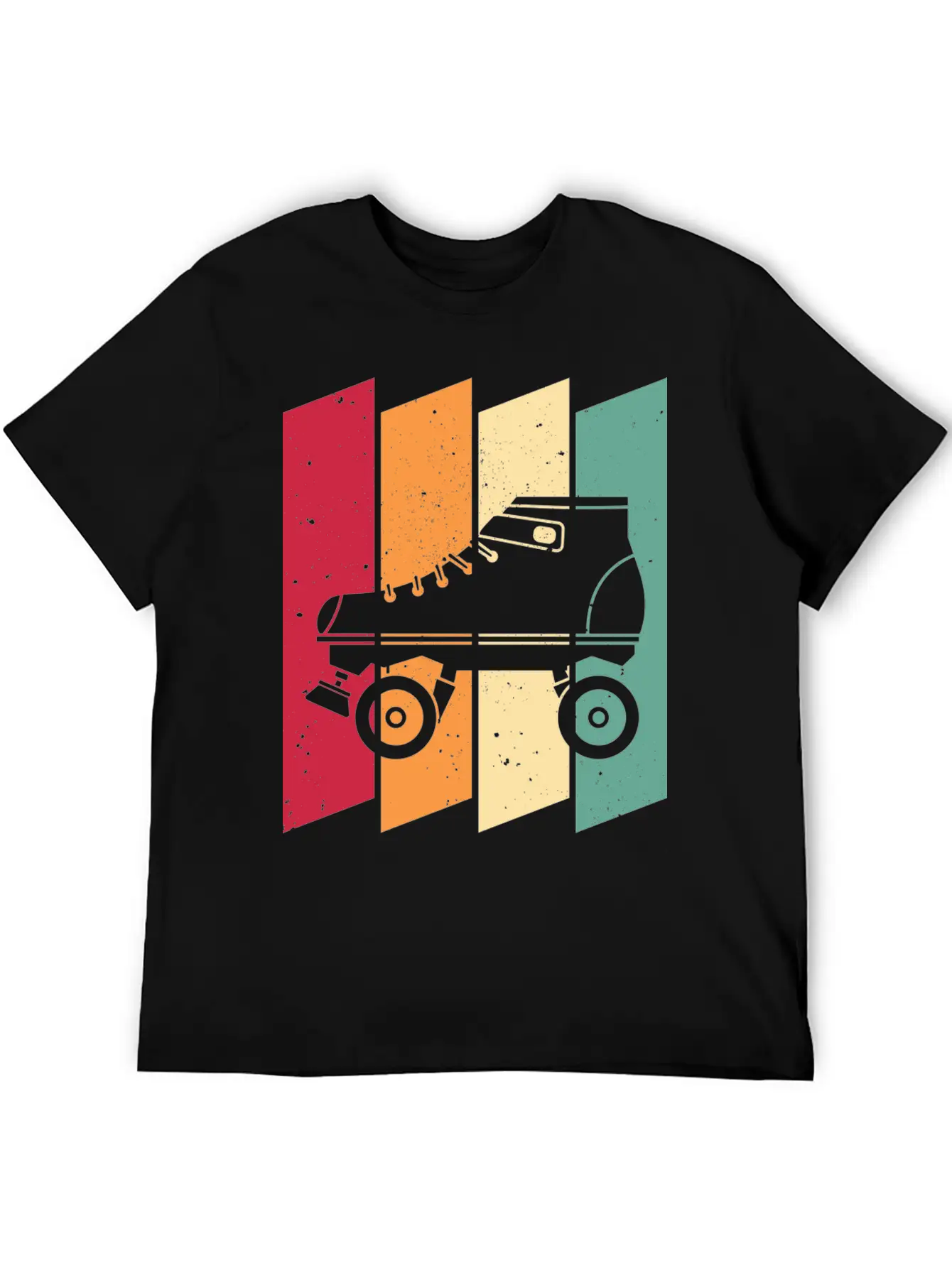 Roller Skating Skater Girl Unisex Casual T-Shirt – Clean Design For Daily Comfort