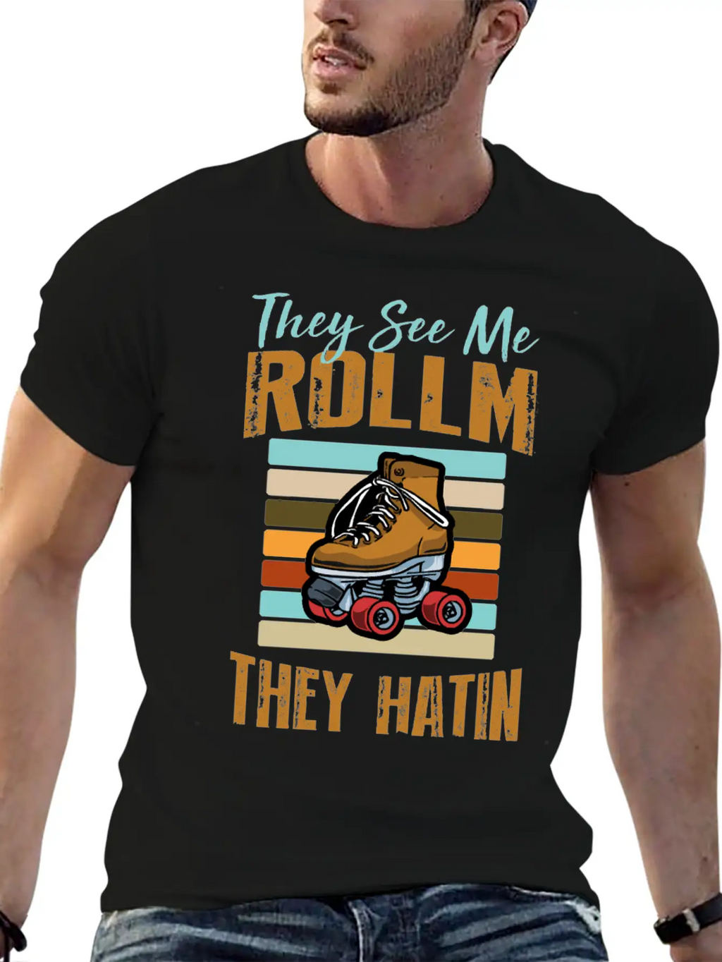 Rollin Hatin Funny Golfers Classic Cotton Tee – Unisex Comfort For Any Season