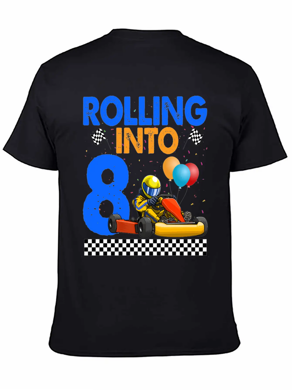 Rolling Into 8 Kart Racer Essential Cotton Tee For Daily Outfits – Unisex Style