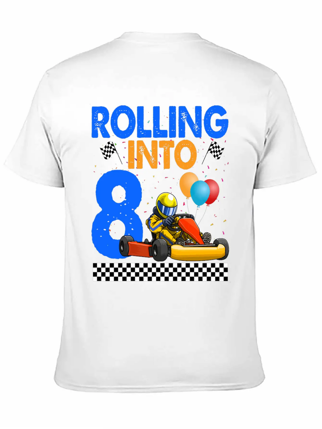 Rolling Into 8 Kart Racer Essential Cotton Tee For Daily Outfits – Unisex Style
