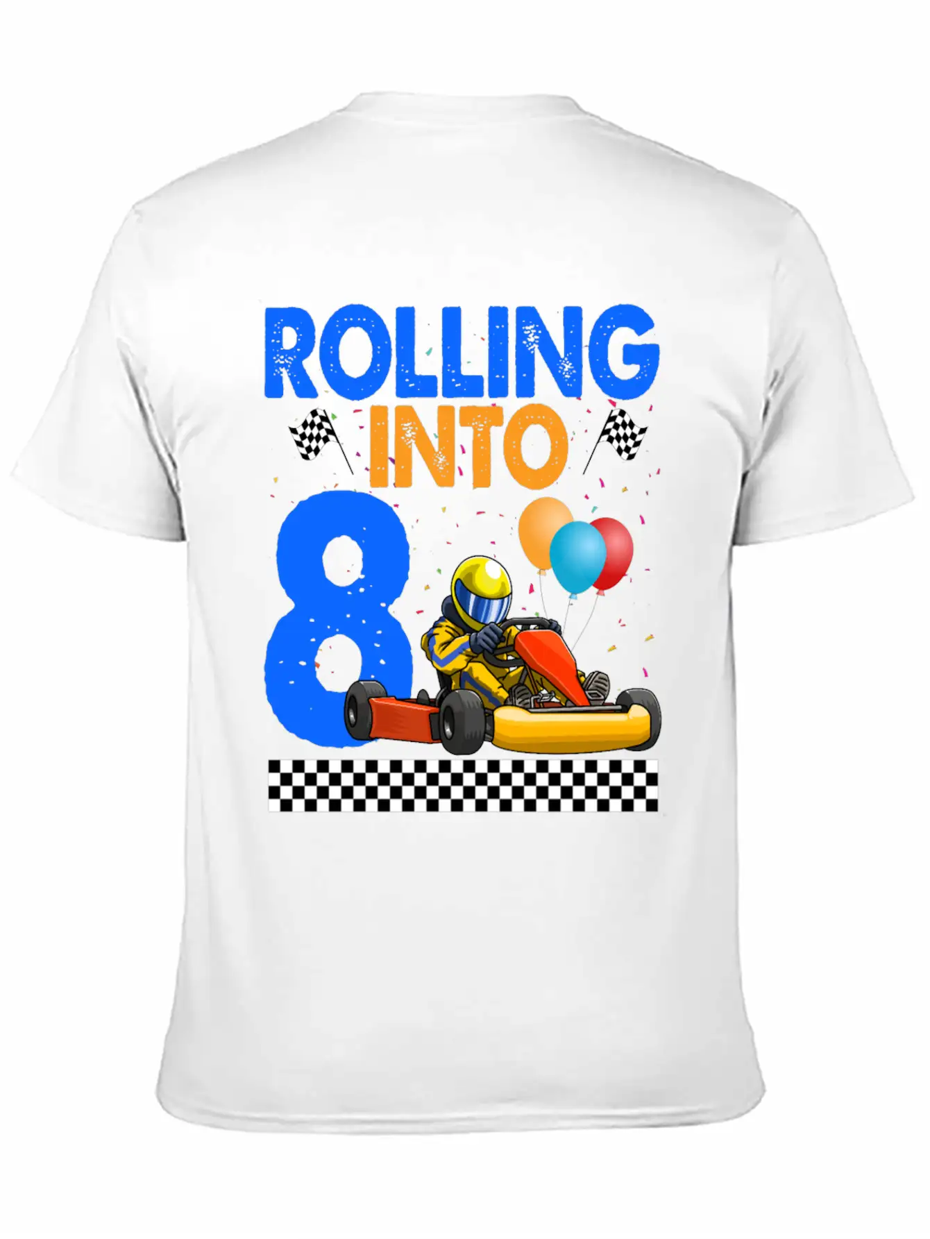 Rolling Into 8 Kart Racer Essential Cotton Tee For Daily Outfits – Unisex Style