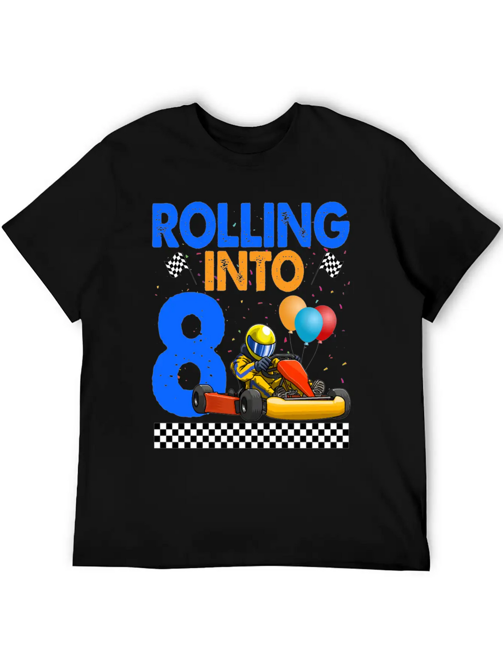 Rolling Into 8 Kart Racer Essential Cotton Tee For Daily Outfits – Unisex Style