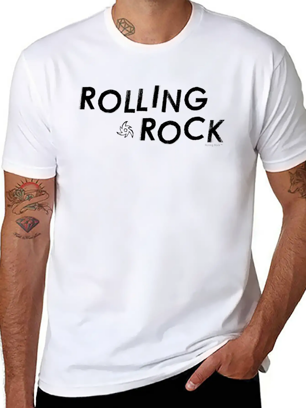 Rolling Rock (Logo) Unisex Casual T-Shirt – Clean Design For Daily Comfort