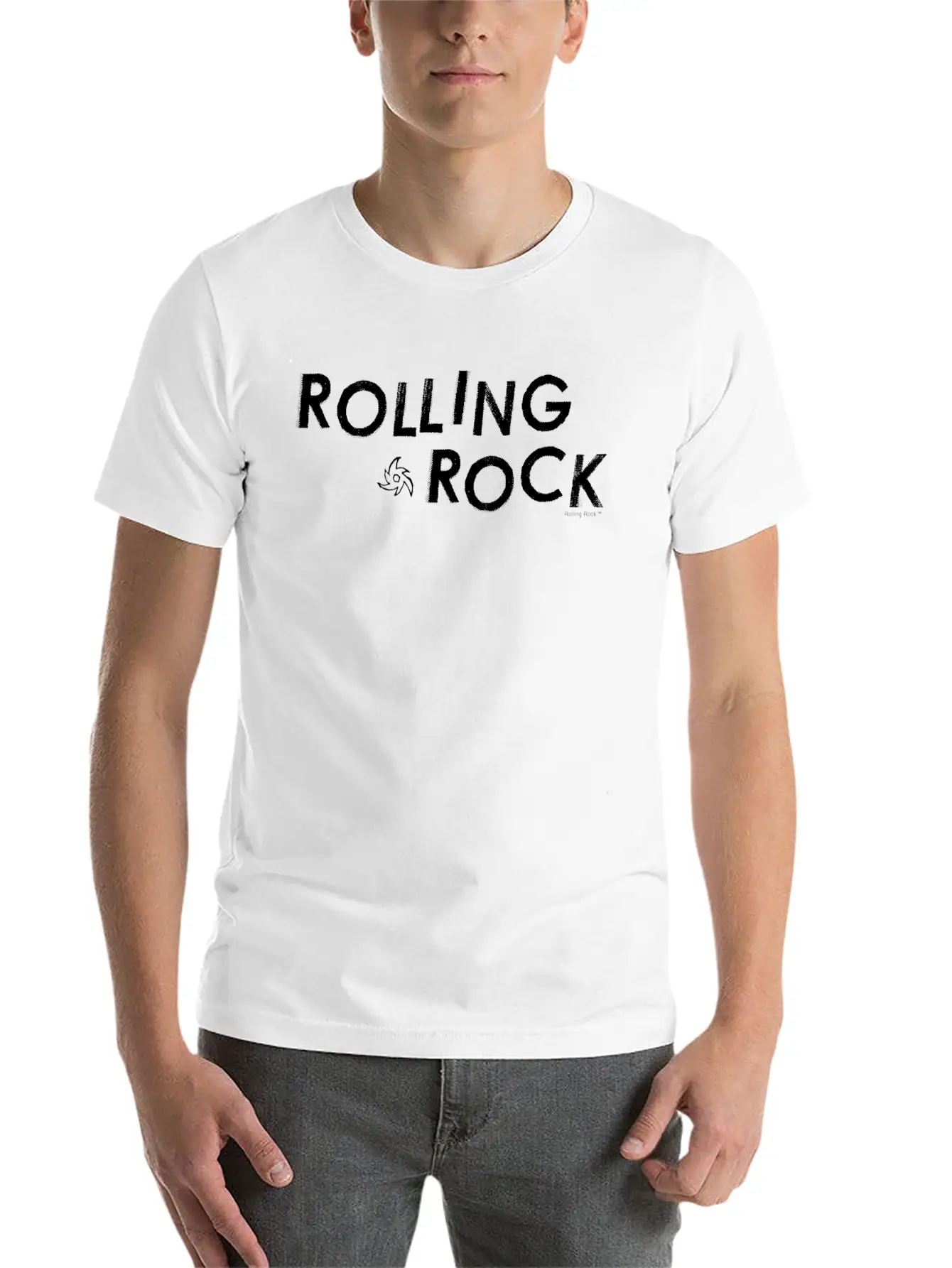 Rolling Rock (Logo) Unisex Casual T-Shirt – Clean Design For Daily Comfort