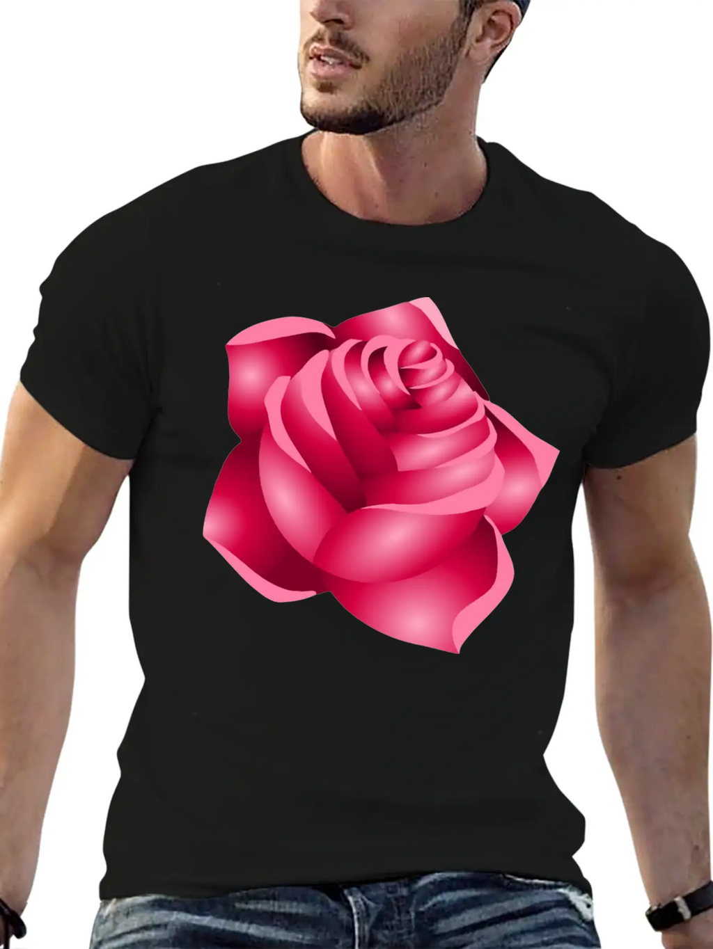 Rose 22 (red) Classic Cotton Tee – Unisex Comfort For Any Season