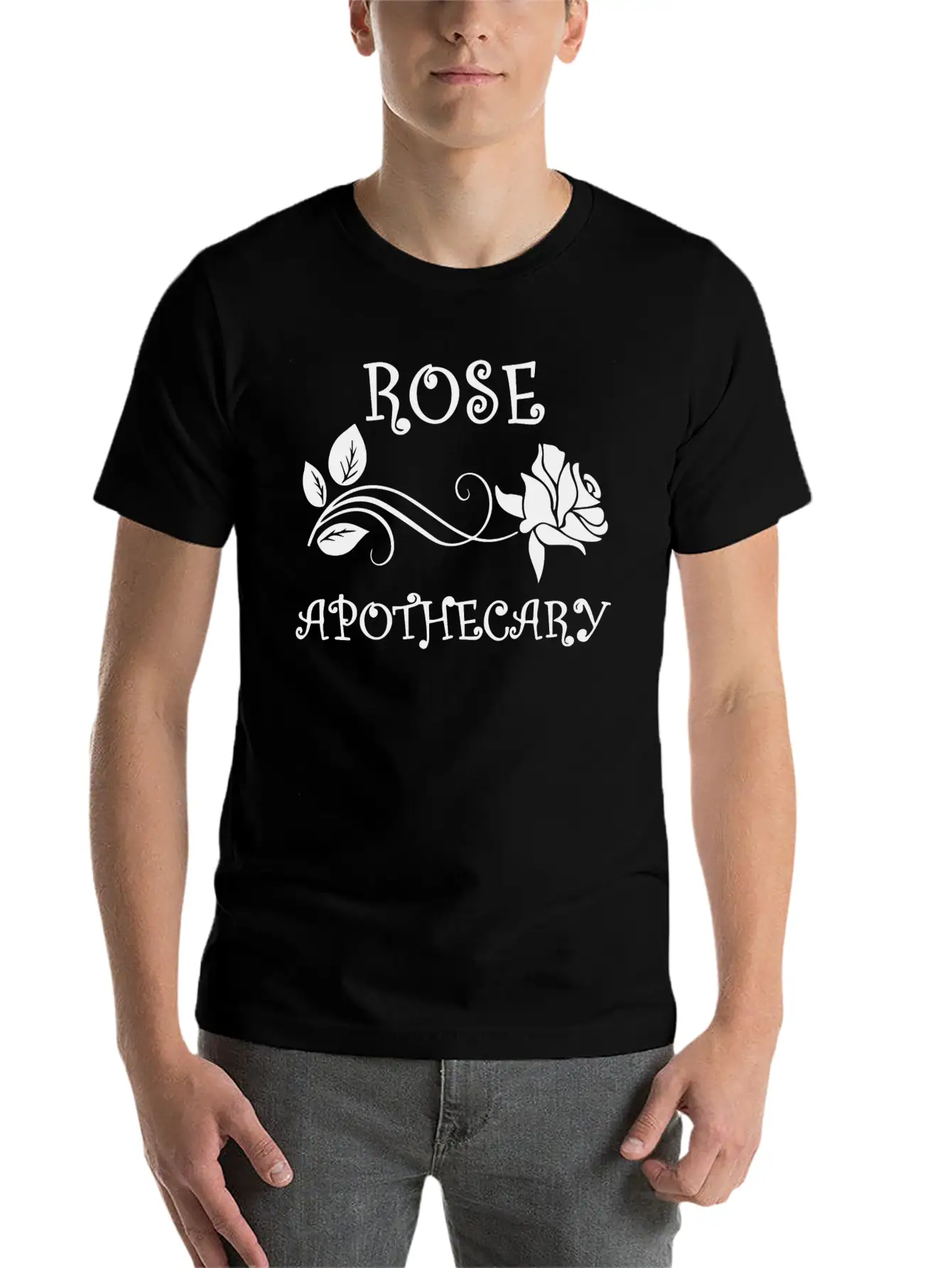 Rose Apothecary Unisex Casual T-Shirt – Clean Design For Daily Comfort