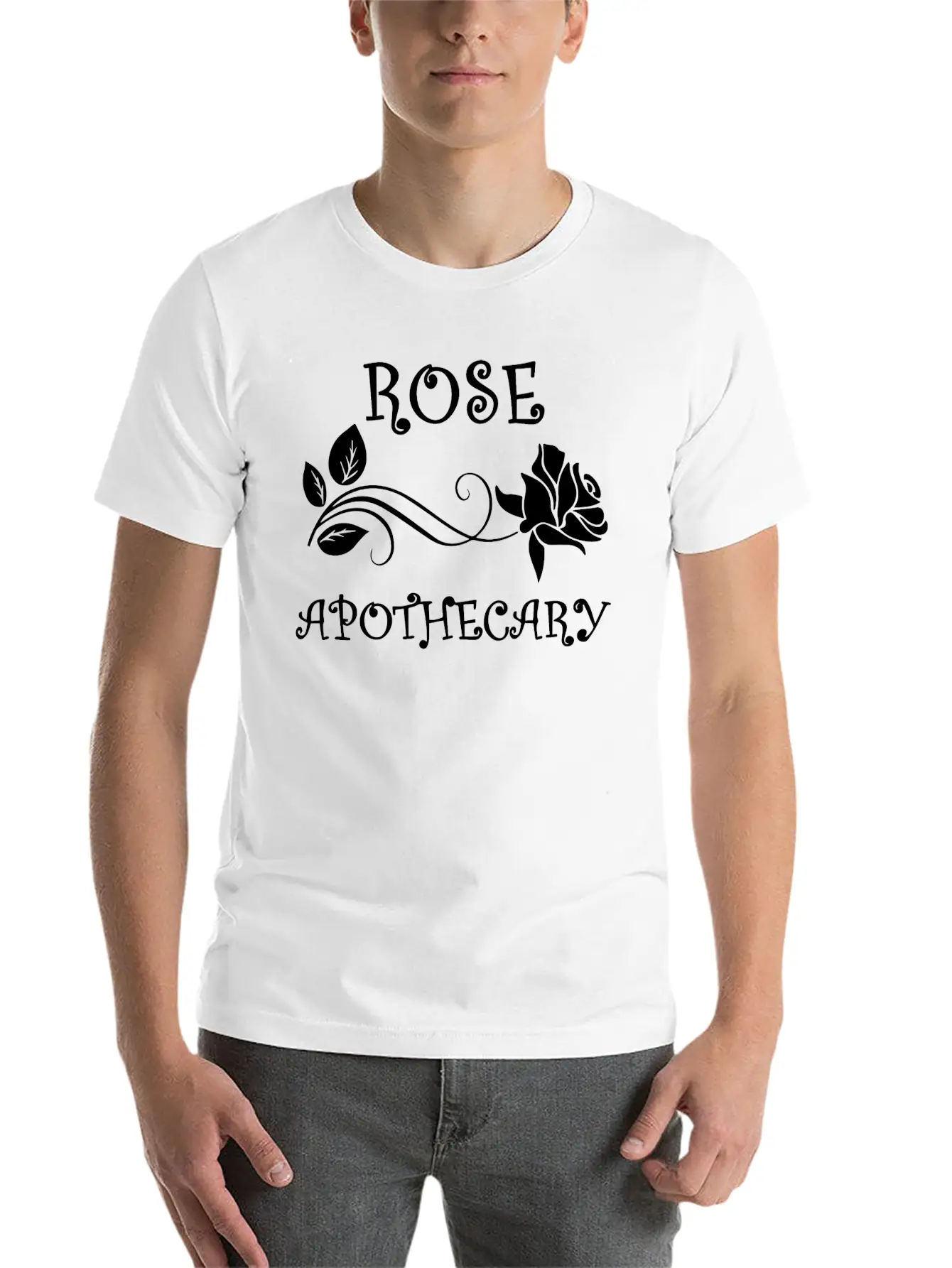 Rose Apothecary Unisex Casual T-Shirt – Clean Design For Daily Comfort