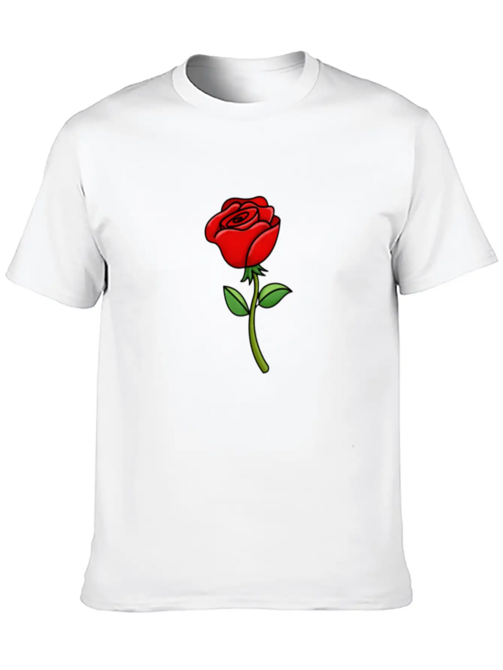 Rose Breathable Graphic T-Shirt – Perfect For Casual Days