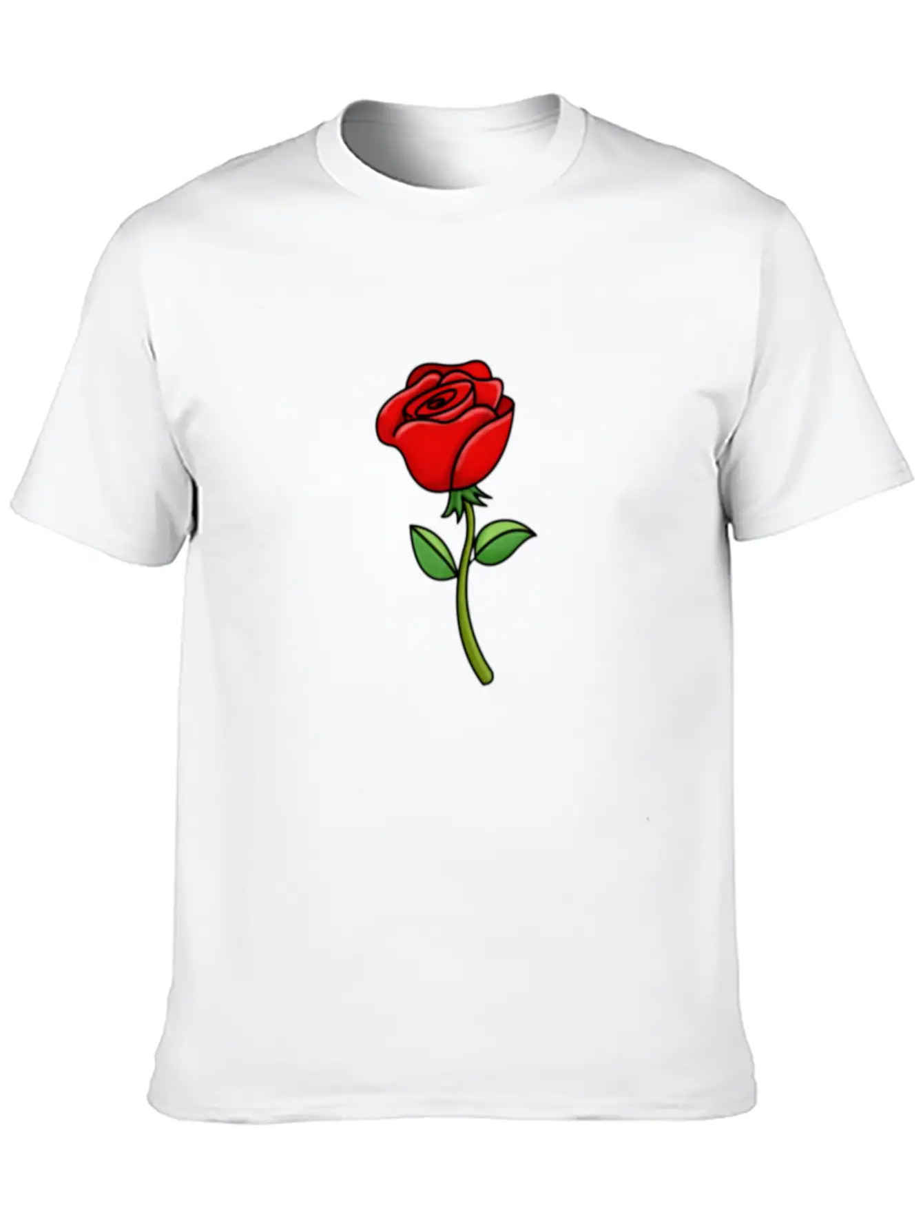 Rose Breathable Graphic T-Shirt – Perfect For Casual Days