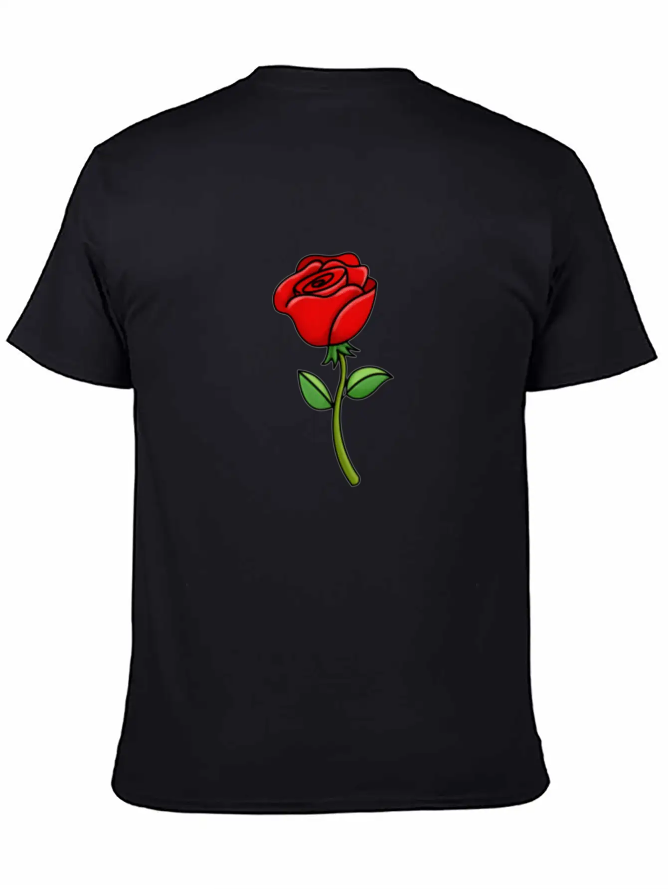 Rose Breathable Graphic T-Shirt – Perfect For Casual Days