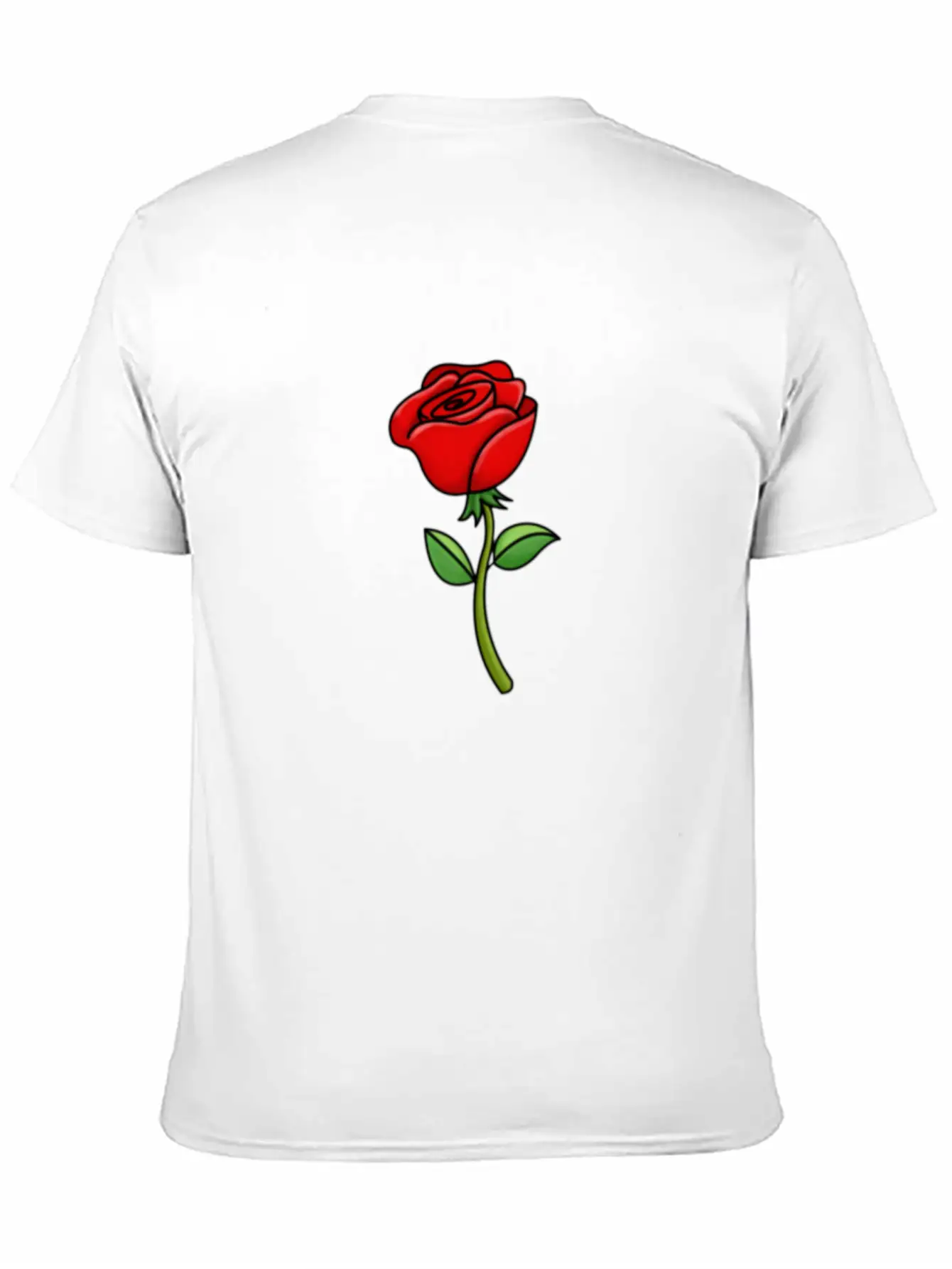 Rose Breathable Graphic T-Shirt – Perfect For Casual Days
