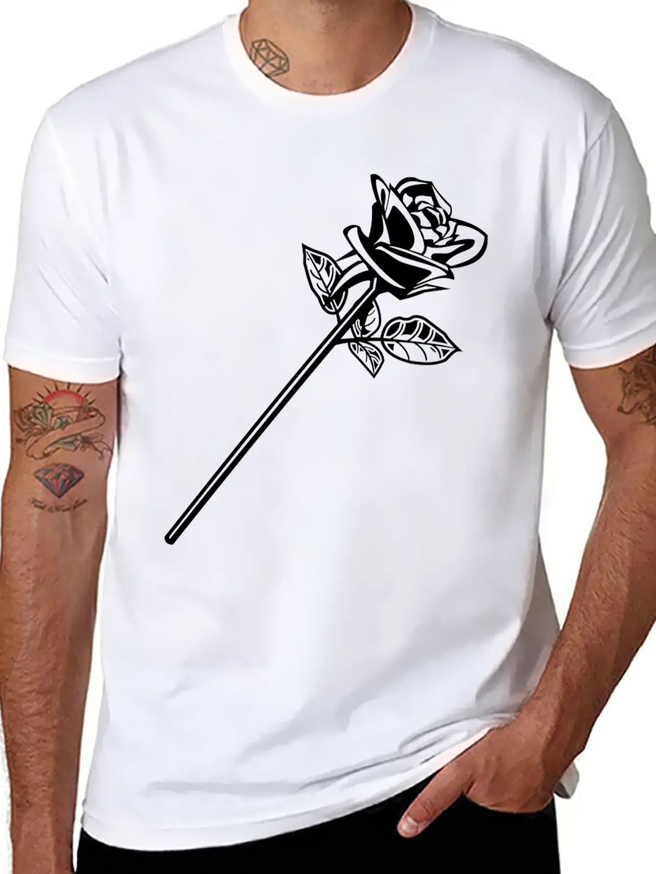 Rose Timeless Short Sleeve Tee – Comfy And Minimalist Design