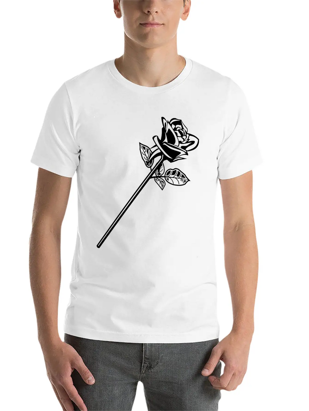 Rose Timeless Short Sleeve Tee – Comfy And Minimalist Design