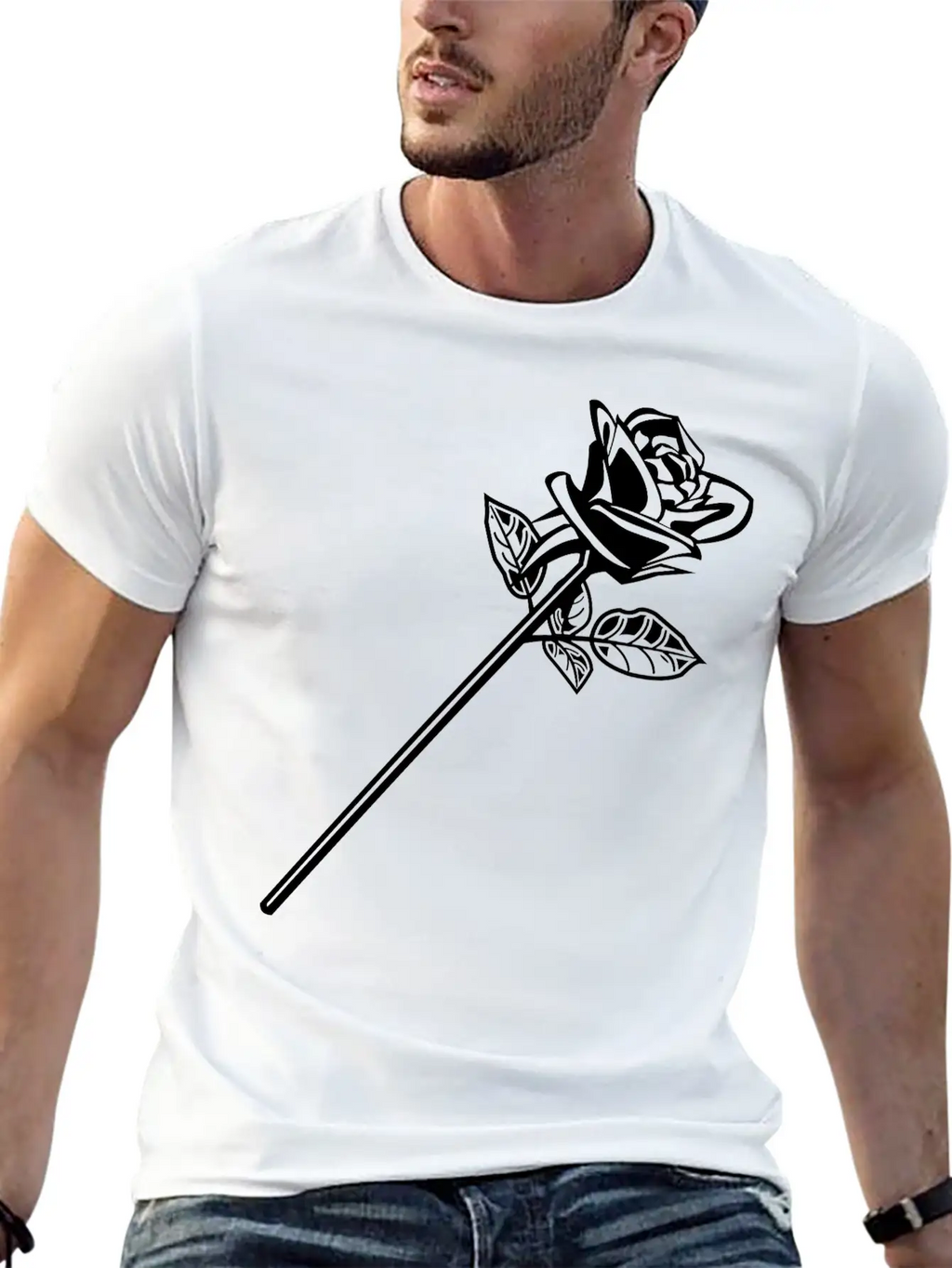 Rose Timeless Short Sleeve Tee – Comfy And Minimalist Design