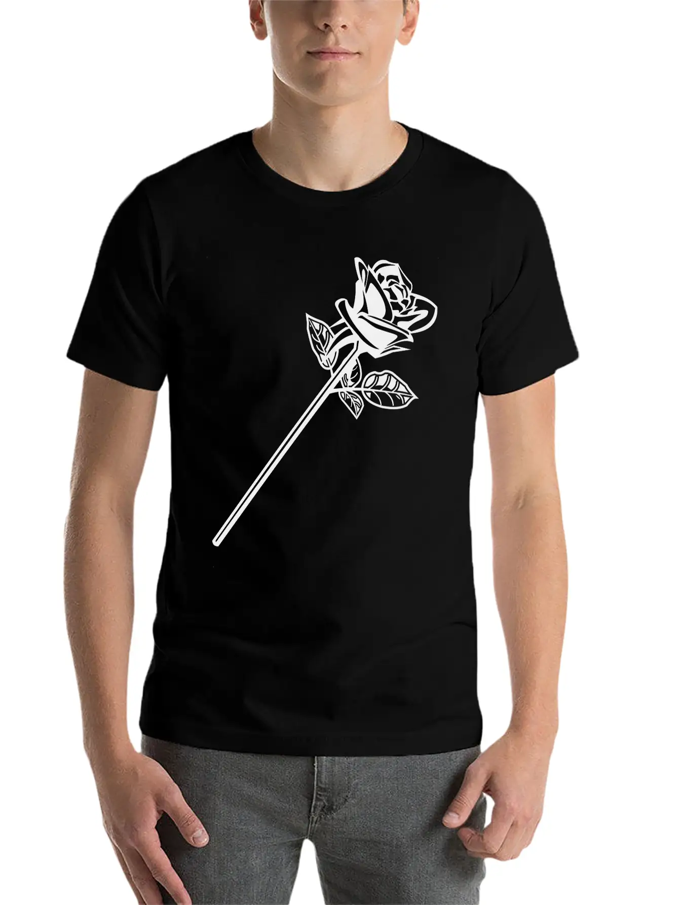 Rose Timeless Short Sleeve Tee – Comfy And Minimalist Design