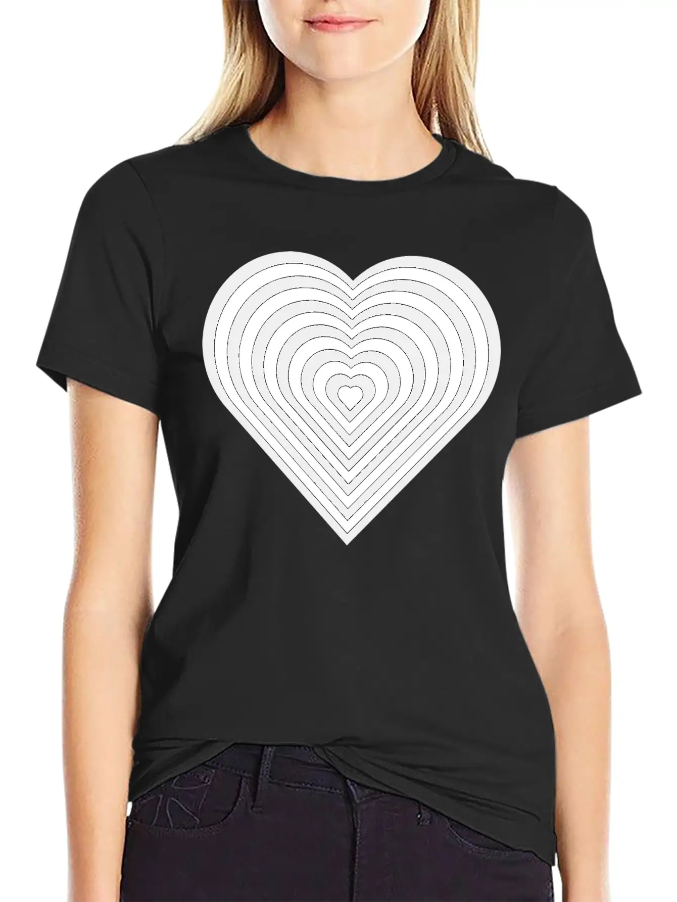 Rotes Herz Red Heart Valentine Valentinstag Liebe7 Unisex Casual T-Shirt – Clean Design For Daily Comfort