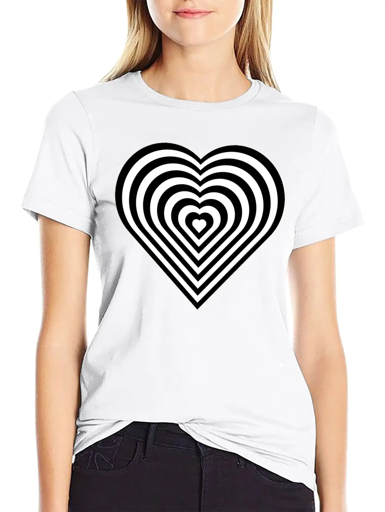 Rotes Herz Red Heart Valentine Valentinstag Liebe7 Unisex Casual T-Shirt – Clean Design For Daily Comfort