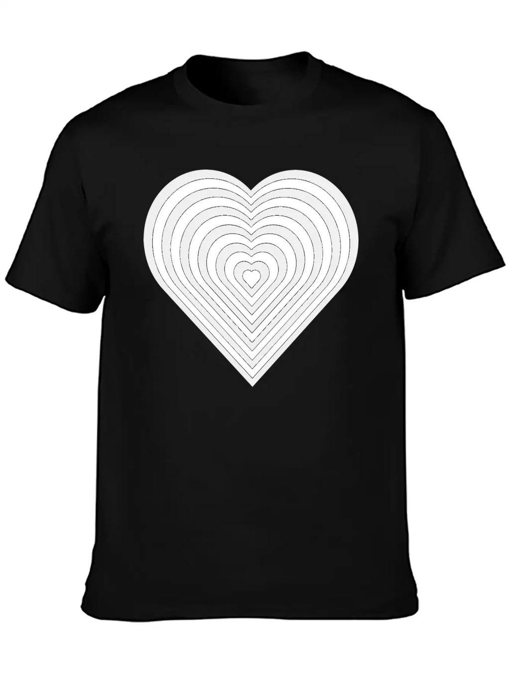 Rotes Herz Red Heart Valentine Valentinstag Liebe7 Unisex Casual T-Shirt – Clean Design For Daily Comfort