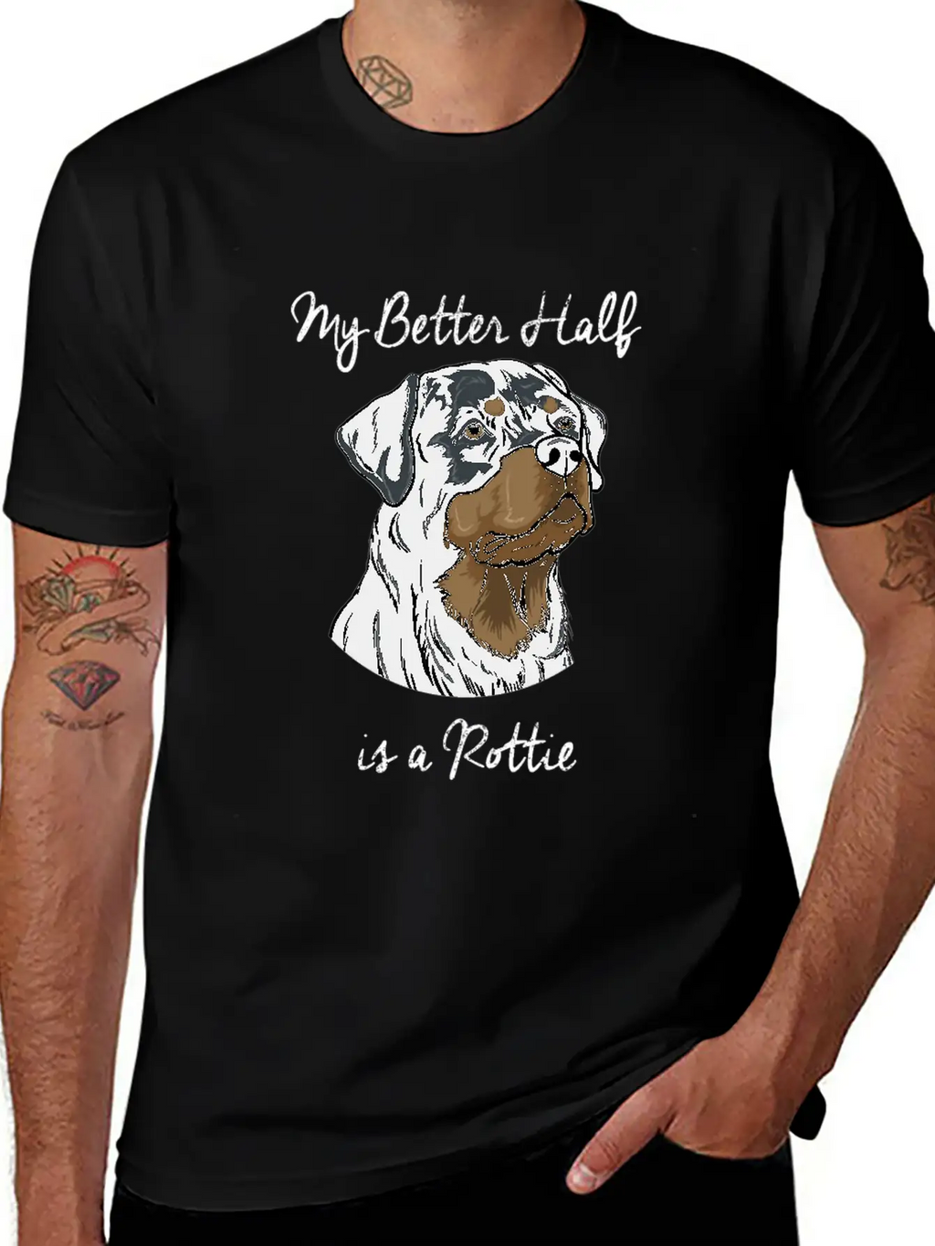 Rottweiler Basic Graphic T-Shirt – Daily Comfort In Soft Cotton