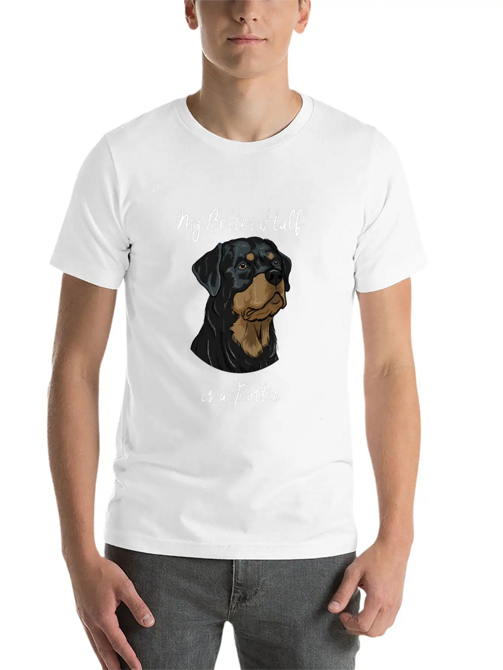 Rottweiler Basic Graphic T-Shirt – Daily Comfort In Soft Cotton