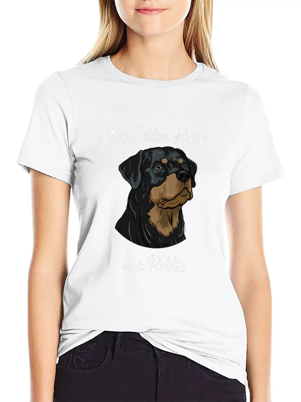 Rottweiler Basic Graphic T-Shirt – Daily Comfort In Soft Cotton