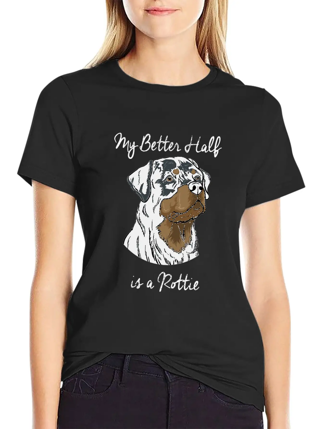 Rottweiler Basic Graphic T-Shirt – Daily Comfort In Soft Cotton