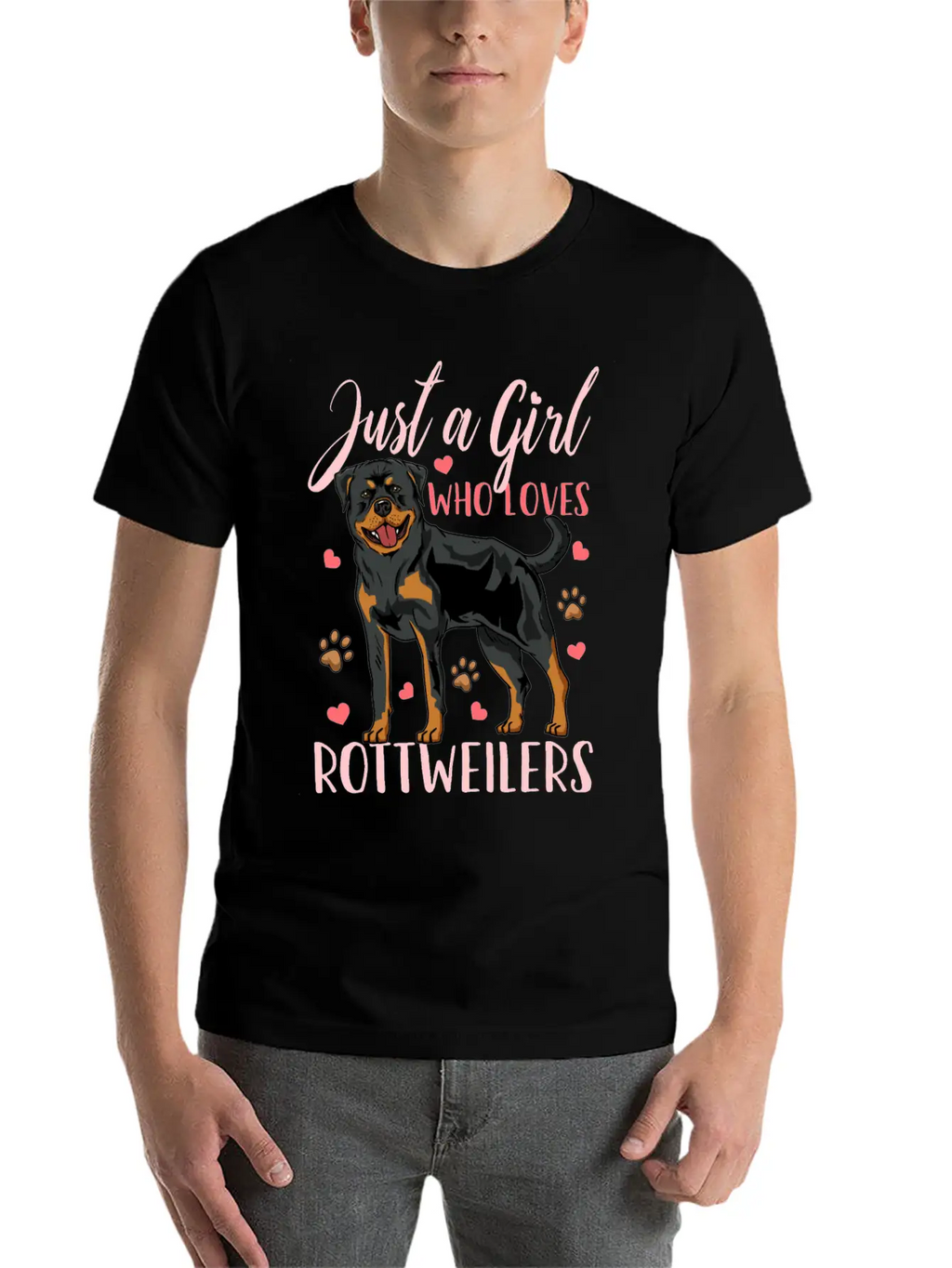 Rottweiler Classic Cotton Tee – Unisex Comfort For Any Season