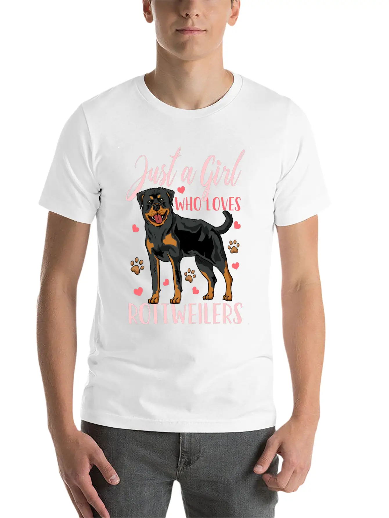 Rottweiler Classic Cotton Tee – Unisex Comfort For Any Season