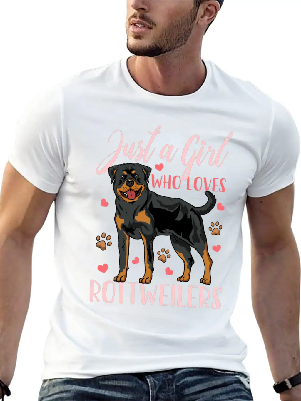 Rottweiler Classic Cotton Tee – Unisex Comfort For Any Season