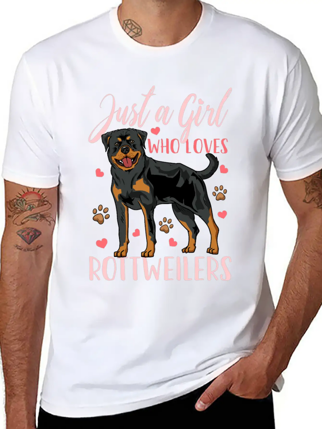 Rottweiler Classic Cotton Tee – Unisex Comfort For Any Season