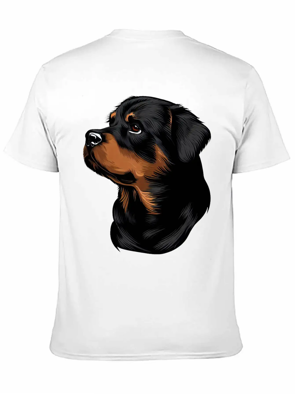 ROTTWEILER DRAWING PETS DOGS CANINE ANIMALS ART Timeless Short Sleeve Tee – Comfy And Minimalist Design