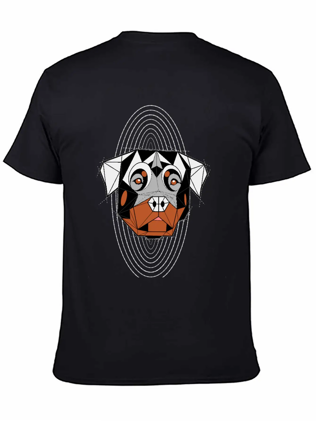 Rottweiler Geometric Classic Cotton Tee – Unisex Comfort For Any Season