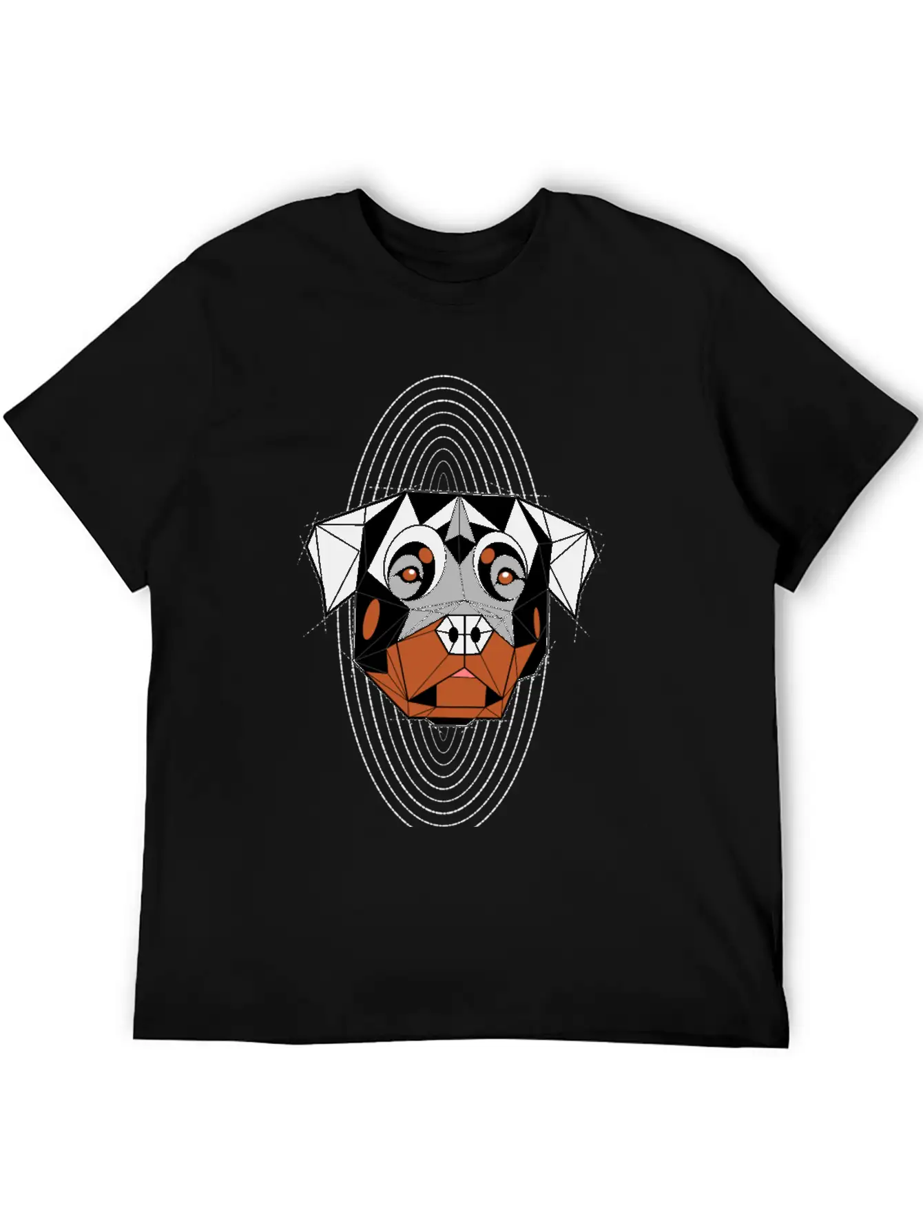 Rottweiler Geometric Classic Cotton Tee – Unisex Comfort For Any Season