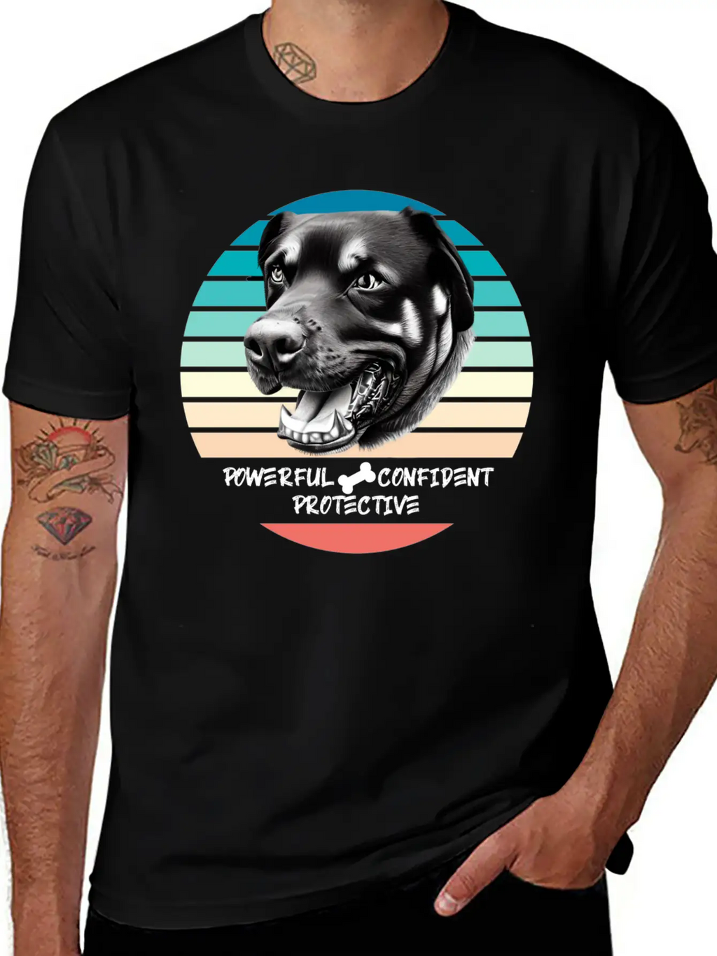 ROTTWEILER: Powerful, Confident, Protective Timeless Short Sleeve Tee – Comfy And Minimalist Design